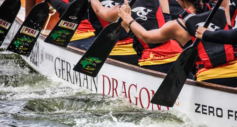 Dragon Boat Water Training